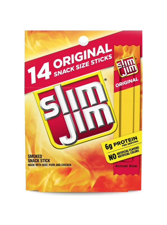 Slim Jim Smoked Snack Sticks