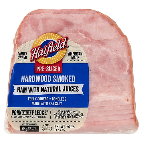 Hatfield Pre-Sliced Hardwood Smoked Ham with Natural Juices