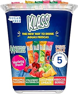 Drink Mix Klass Aguas Frescas - 44 Powdered Sugar Free Singles