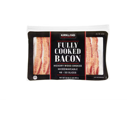 Kirkland Signature Fully-Cooked Bacon, Hickory Wood Smoked