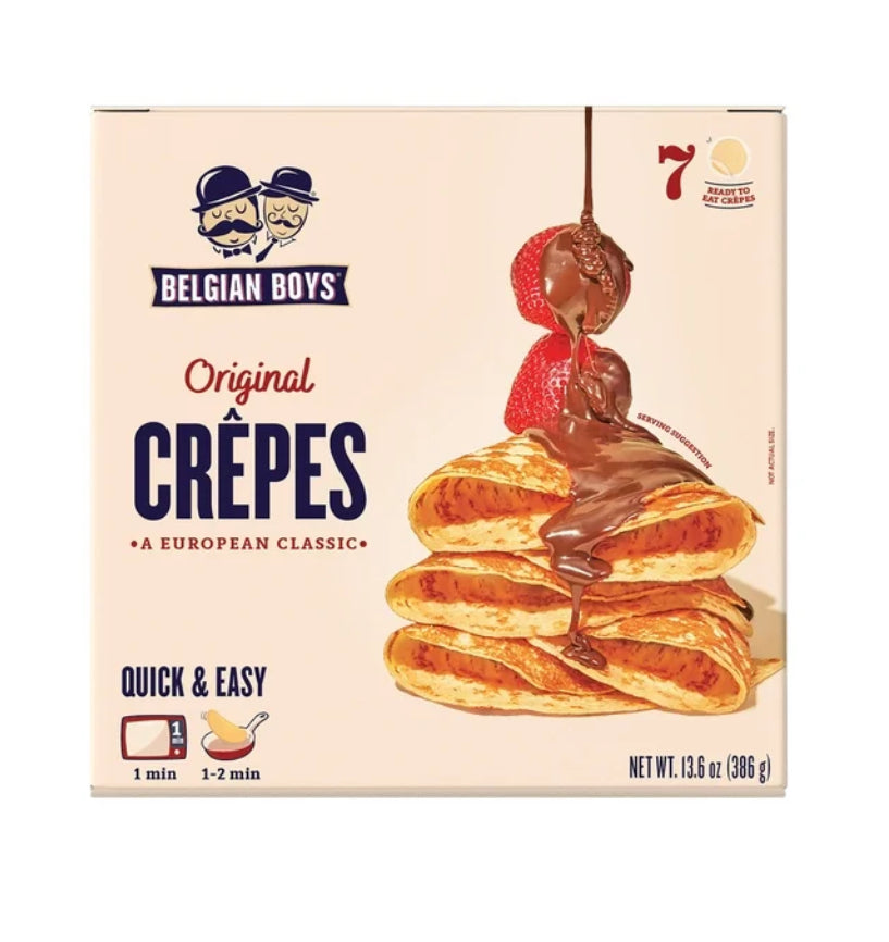 Belgian Boys Ready-to-Eat Original Crepes, 7 Count