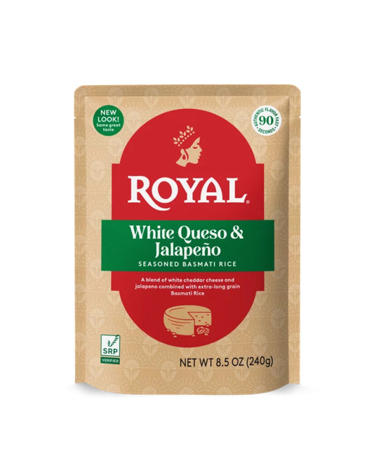 Royal White Queso and Jalapeno Ready-to-Heat Basmati Rice