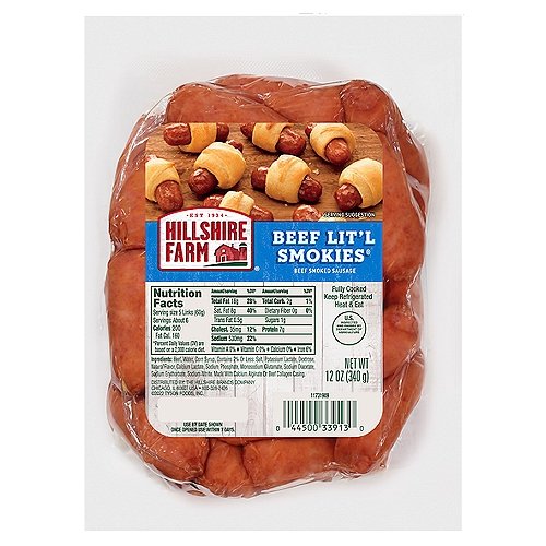 Hillshire Farm Beef Lit'l Smokies Smoked Sausage