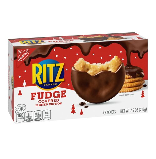 RITZ Fudge Covered Holiday Crackers, Limited Edition