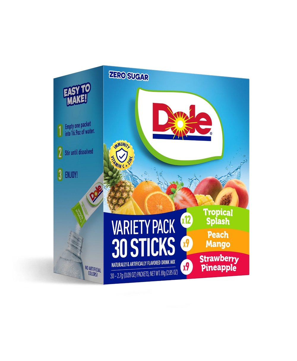 Dole Powdered Drink Mix, 30 Count Packets