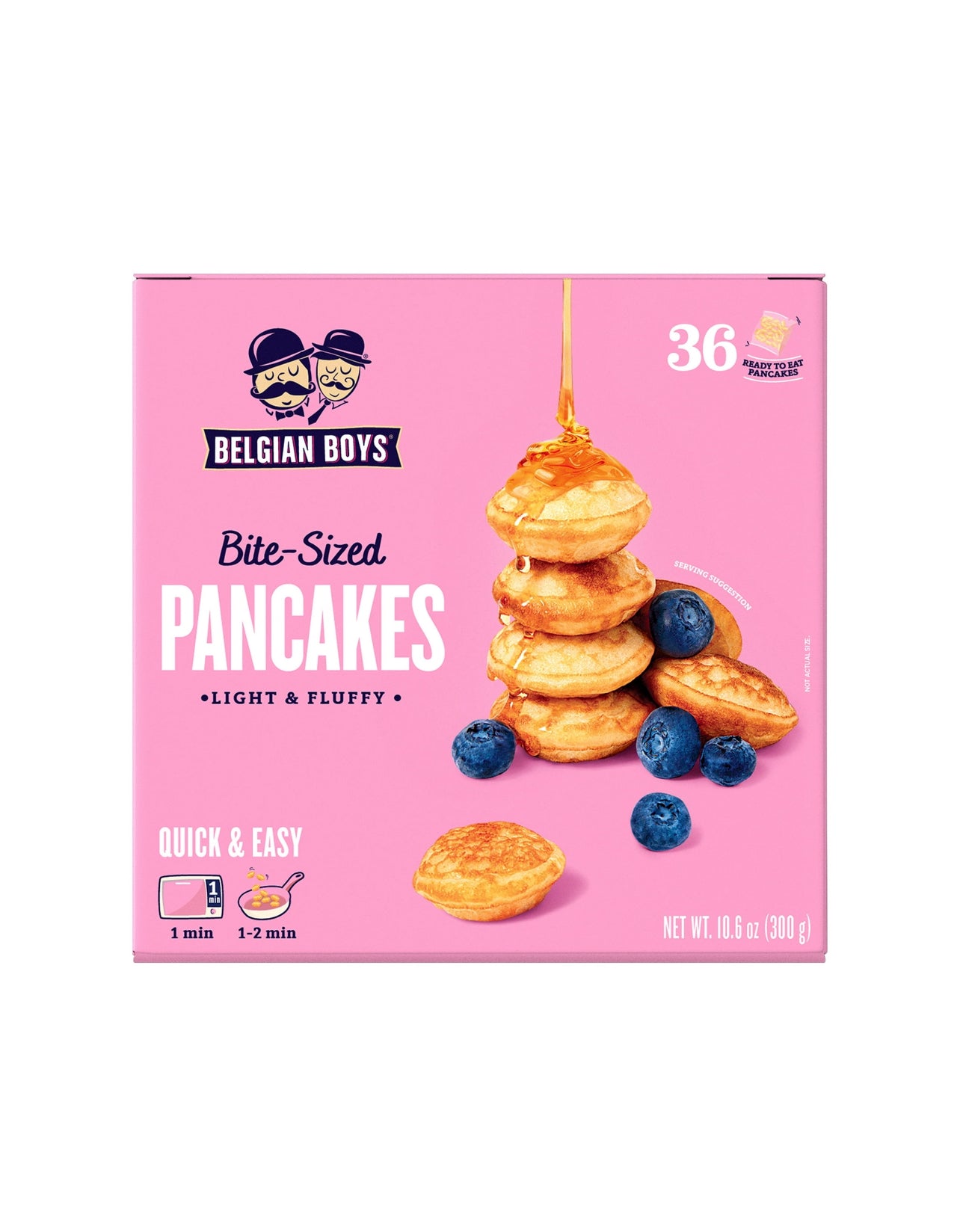 Belgian Boys Bite-Sized Pancakes