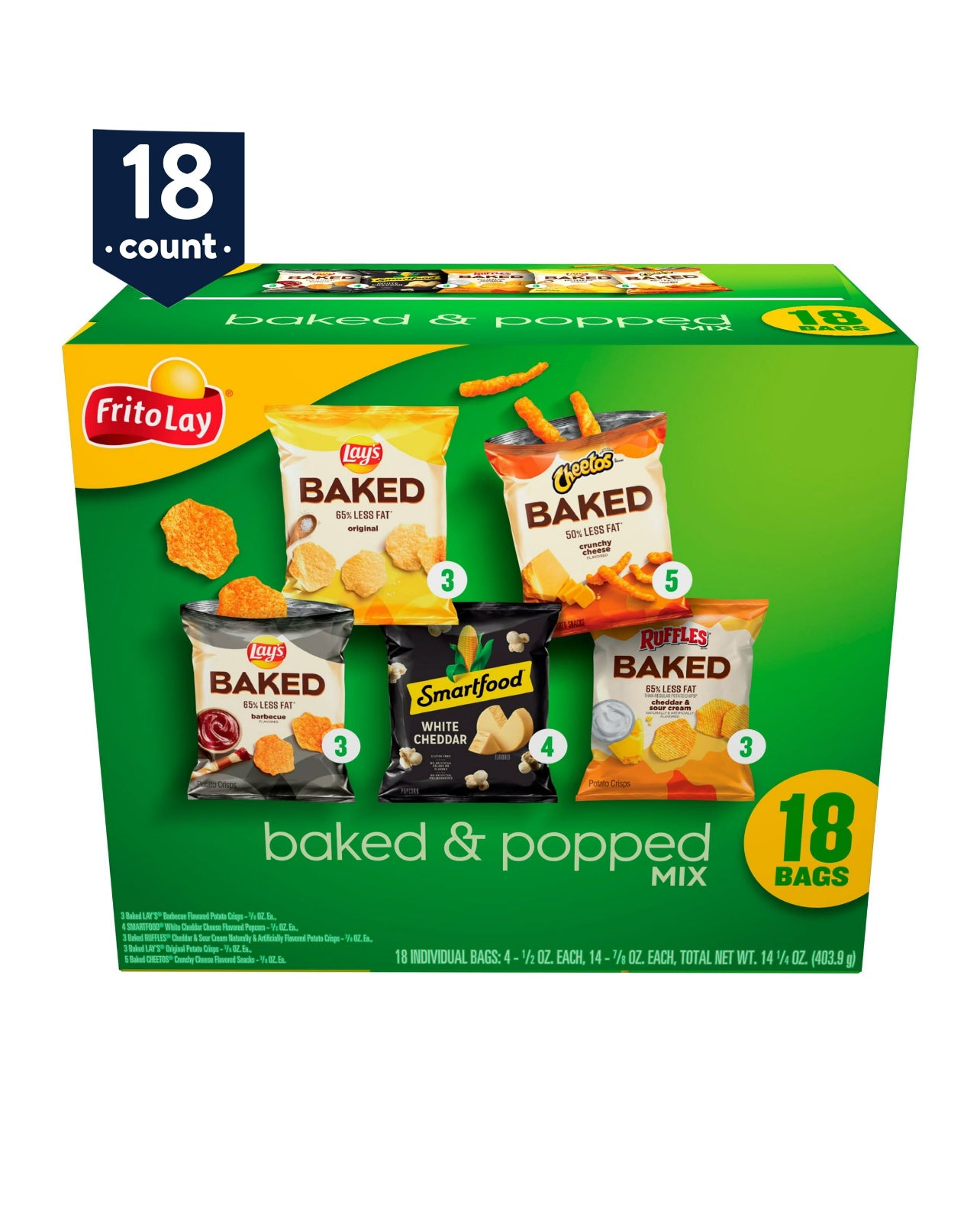 Frito-Lay Snacks Mix Variety Pack, 18 ct.