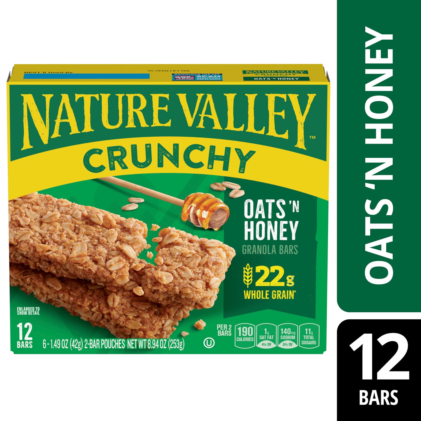 Nature Valley Crunchy Granola Bars- Oats N’ Honey 6 ct