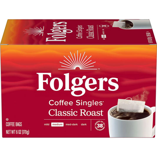 Folgers Coffee Singles - 38 ct