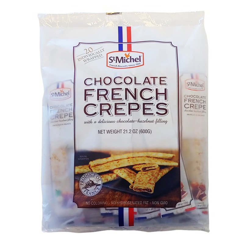 St. Michel Hazelnut Chocolate Crepes, 20 ct