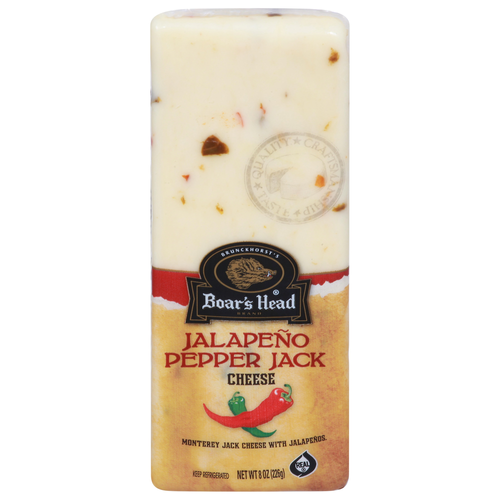 Boar's Head Jalapeno Pepper Jack Cheese Block