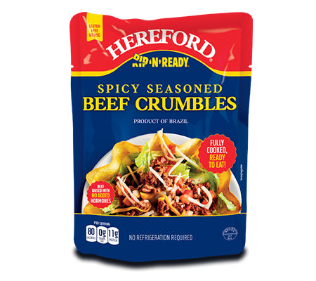 Hereford Spicy Seasoned Beef Crumbles