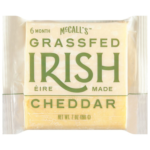 McCall's Imported Grass-Fed Irish Cheddar Cheese Block