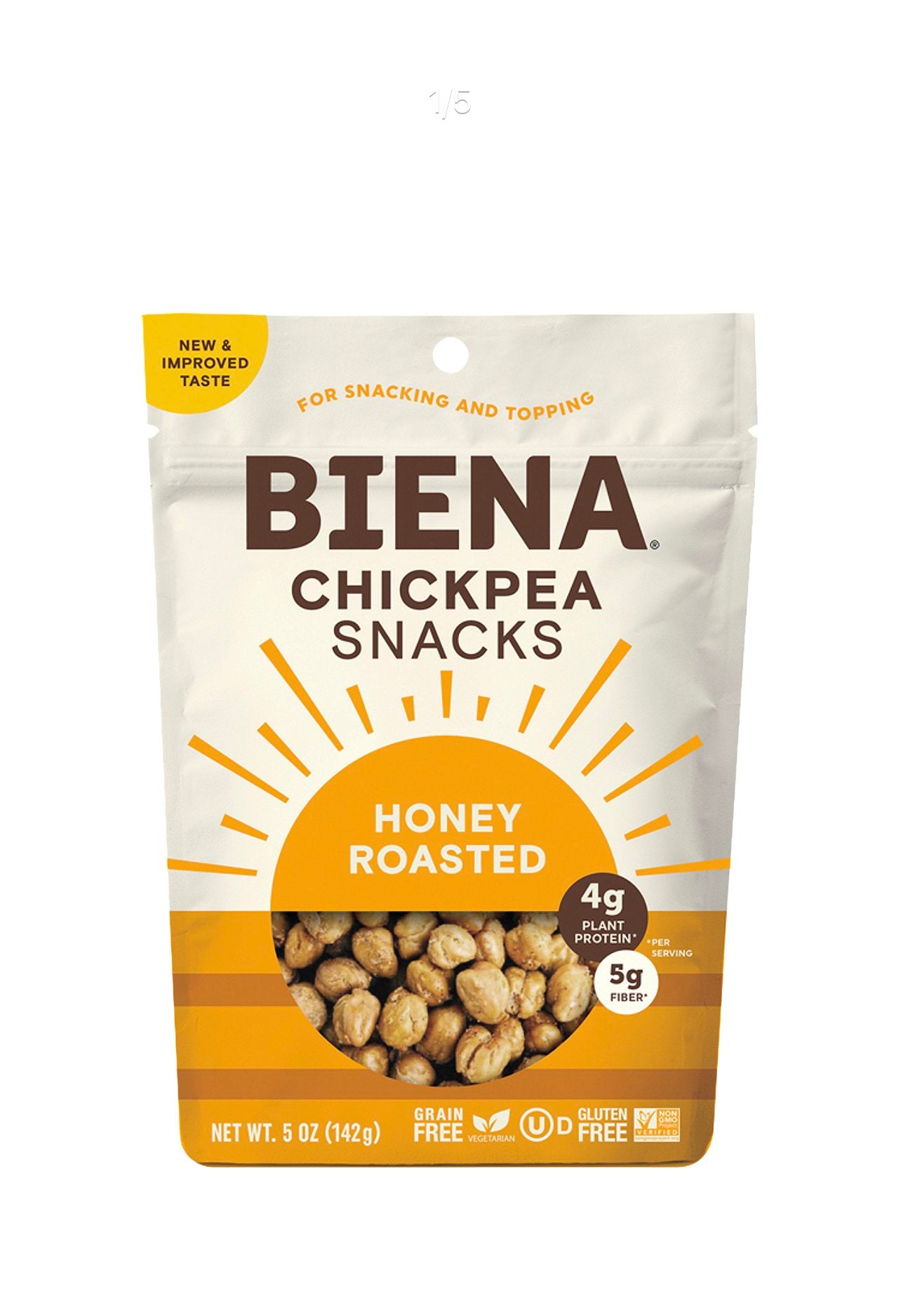 Biena Chickpea snack Honey Toaster - 5 oz