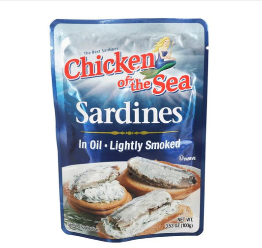 Chicken of the Sea Sardines in oil Lightly Smoked - 3.53 oz