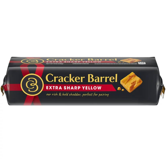 Cracker Barrel Block Cheese-  8oz - Choose Flavor