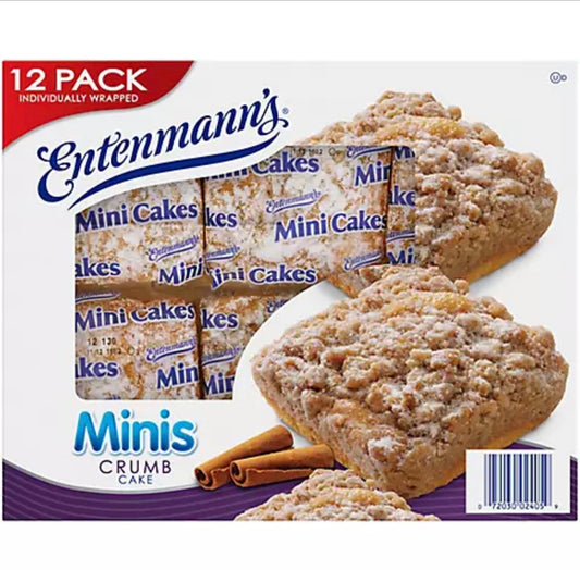 Entenmanns Mini Crumb Cake 12 ct