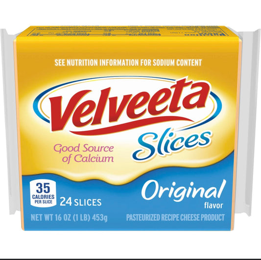 Velveeta Slices 24 ct