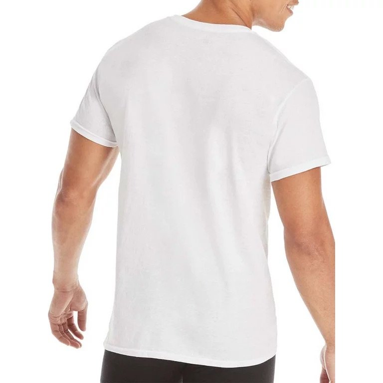 Hanes White Crew T-Shirts - 3PK