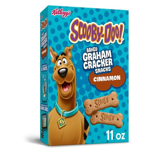 Kellogg’s Scooby-Doo Baked Cinnamon Graham Cracker Snacks - 11 oz