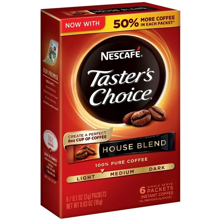 Nescafe Taster’s Choice House Blend- 6 CT