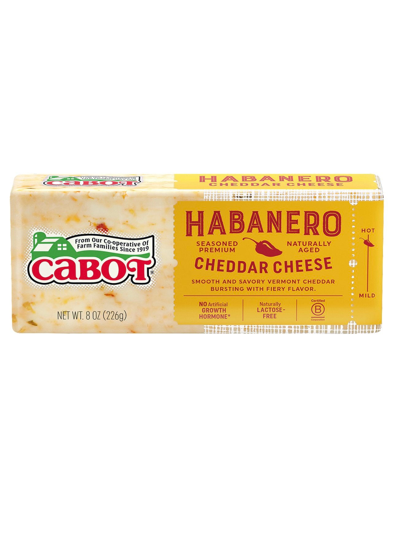 Cabot 8oz Block Cheese - Choose Flavor