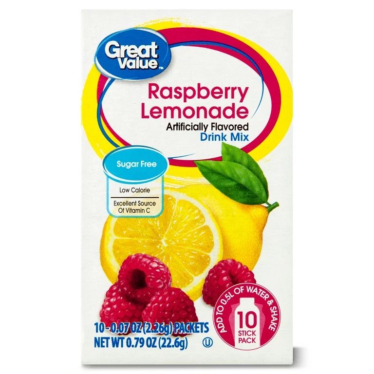 Great Value Powdered Drink mix - 10 ct. - Choose your Flavor