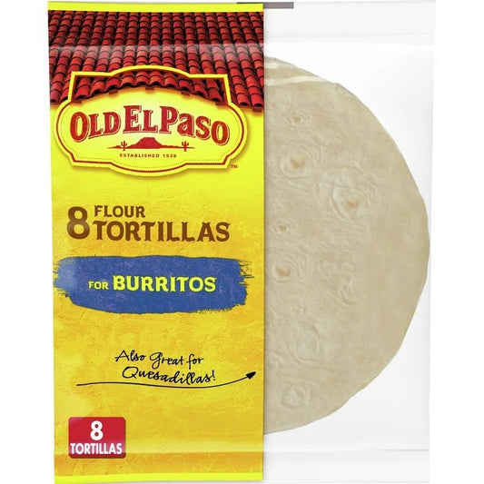 Old El Paso Flour Tortillas For Burritos 8 ct