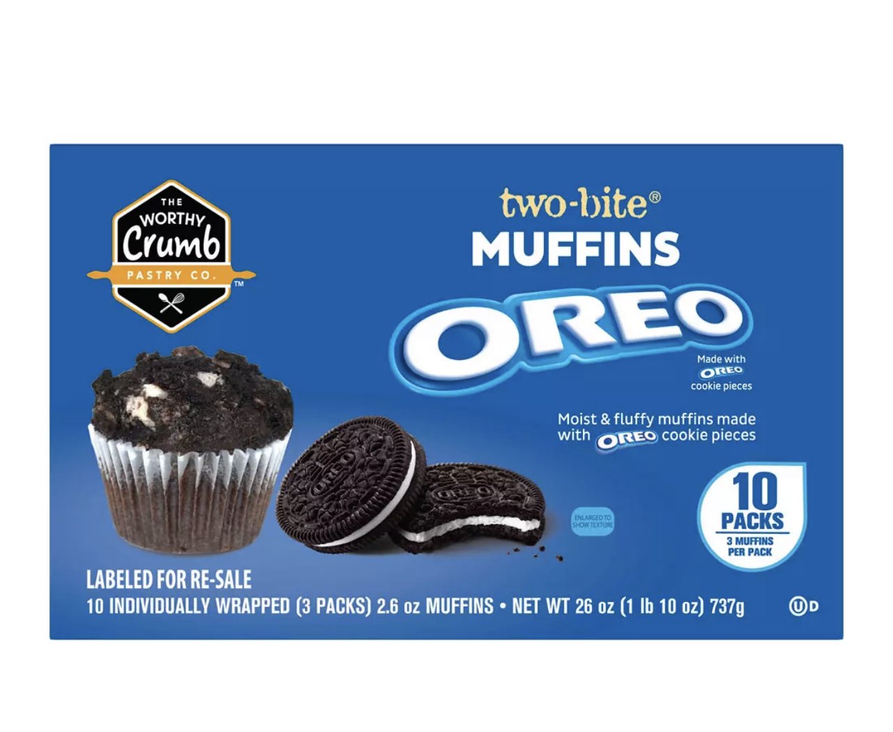 Two Bite Oreo Muffins 10pk