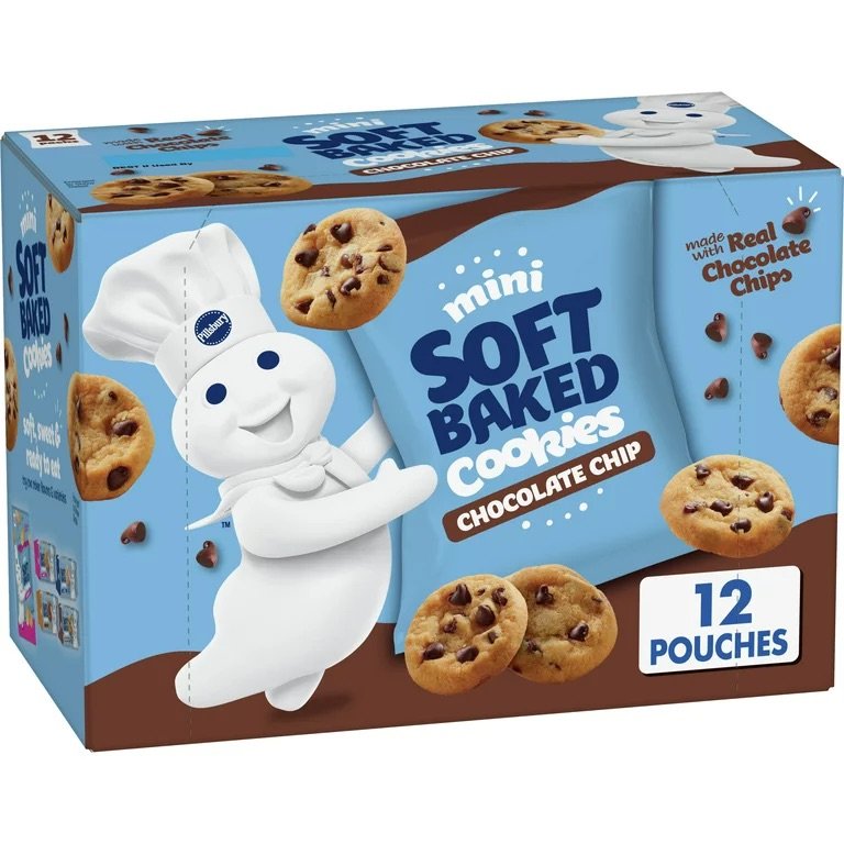 Pillsbury Mini Soft Baked Chocolate Chip Cookies - 12 pk