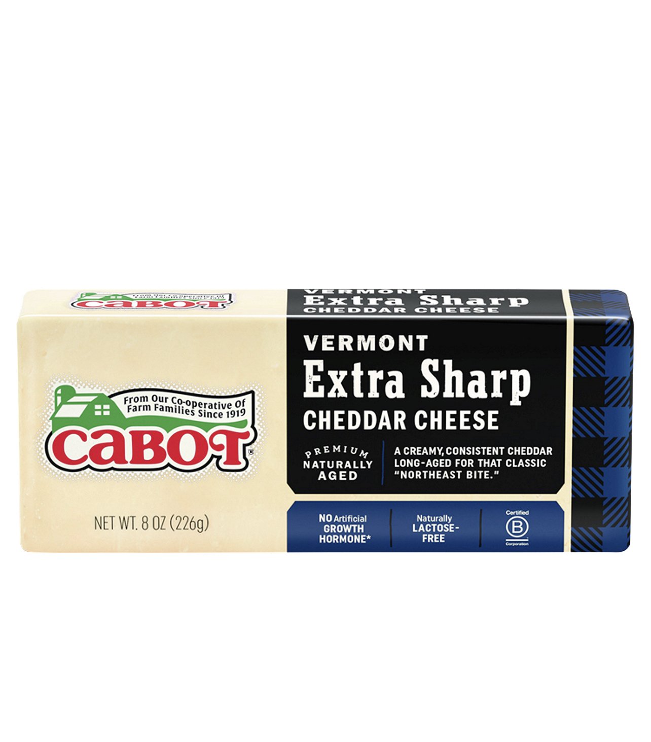 Cabot 8oz Block Cheese - Choose Flavor