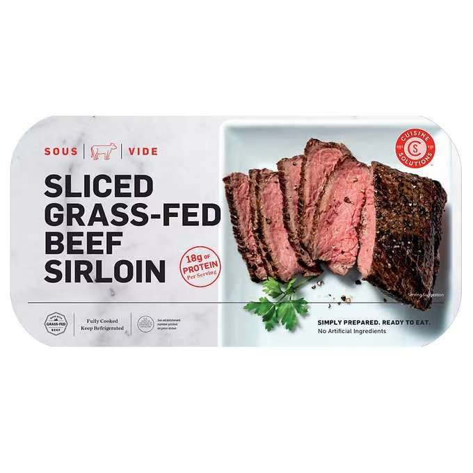 Sliced Grass-Fed Beef Sirloin 2-3 lbs