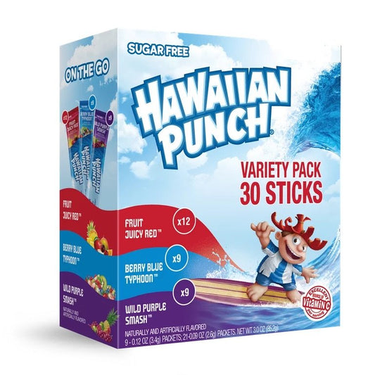 Hawaiian Punch Drink mix- 30 ct Variety Pack