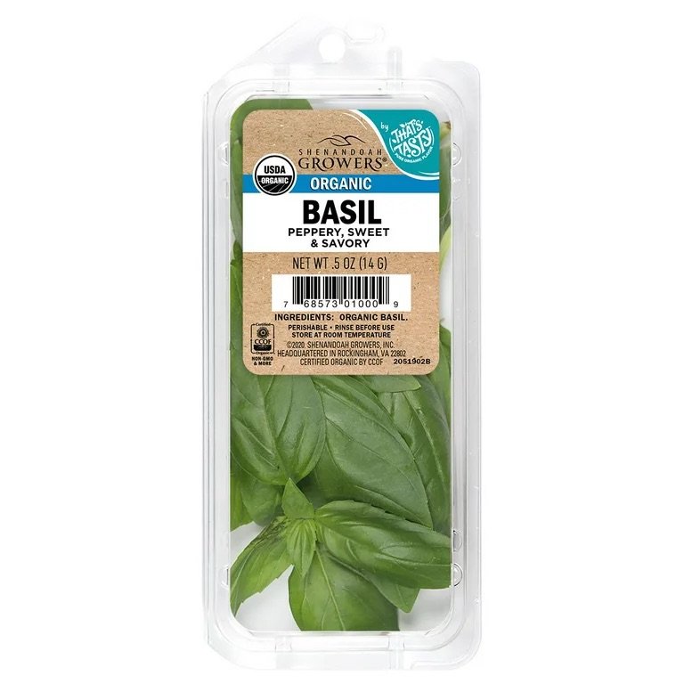 Organic Fresh Basil