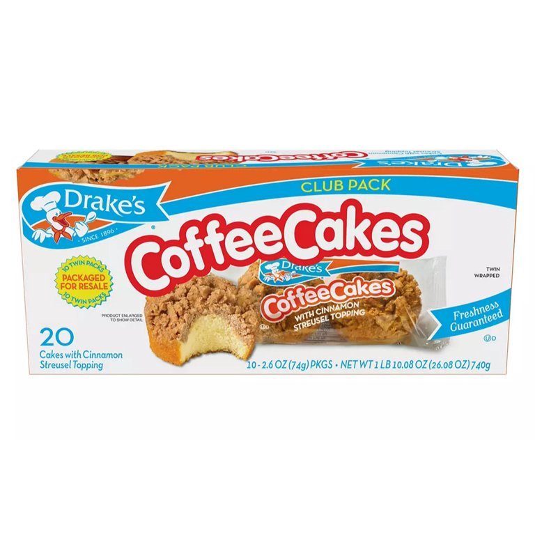 Drake’s Coffee Cakes - 20 ct