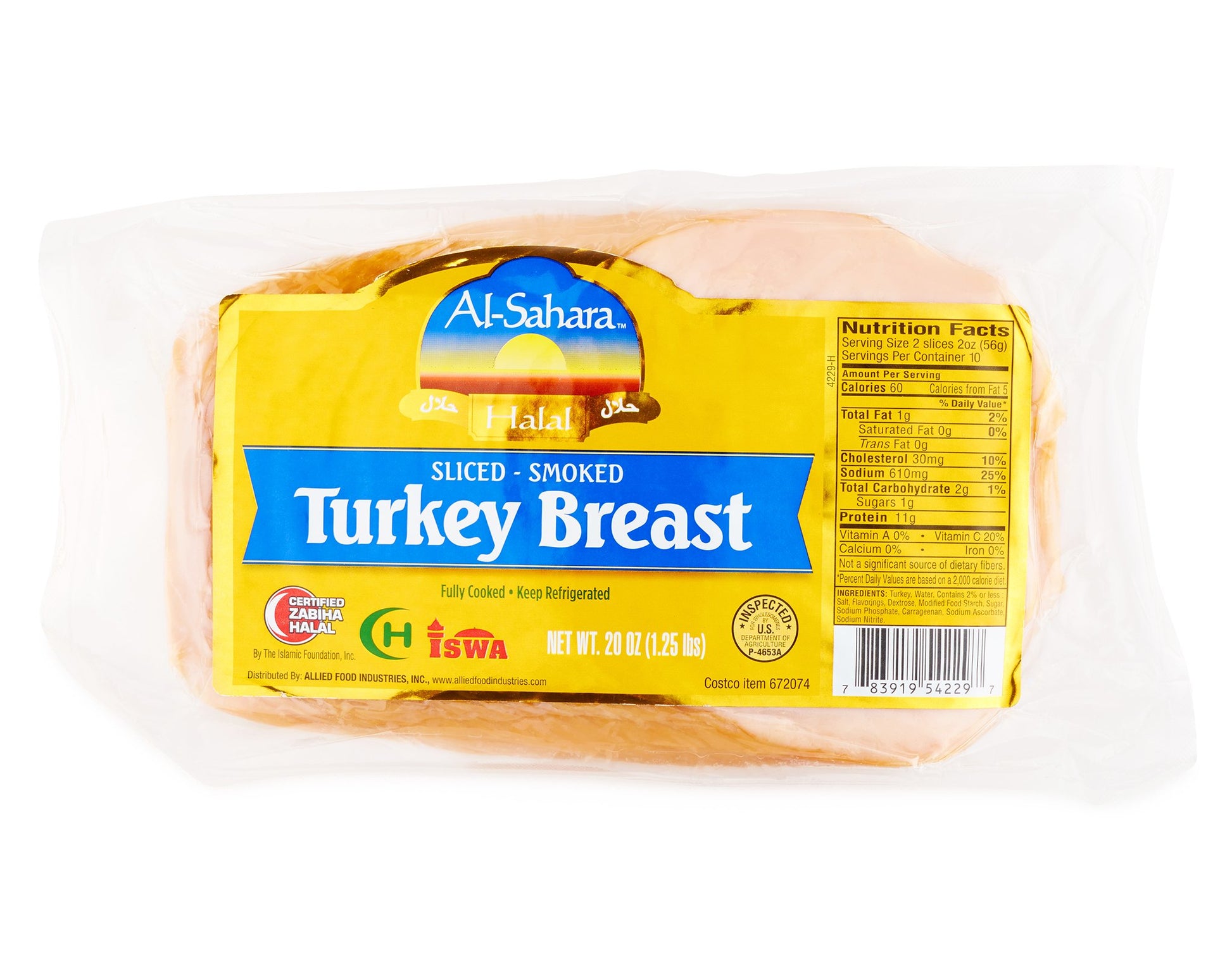 Al- Sahara Smoked Turkey Breast 20 oz