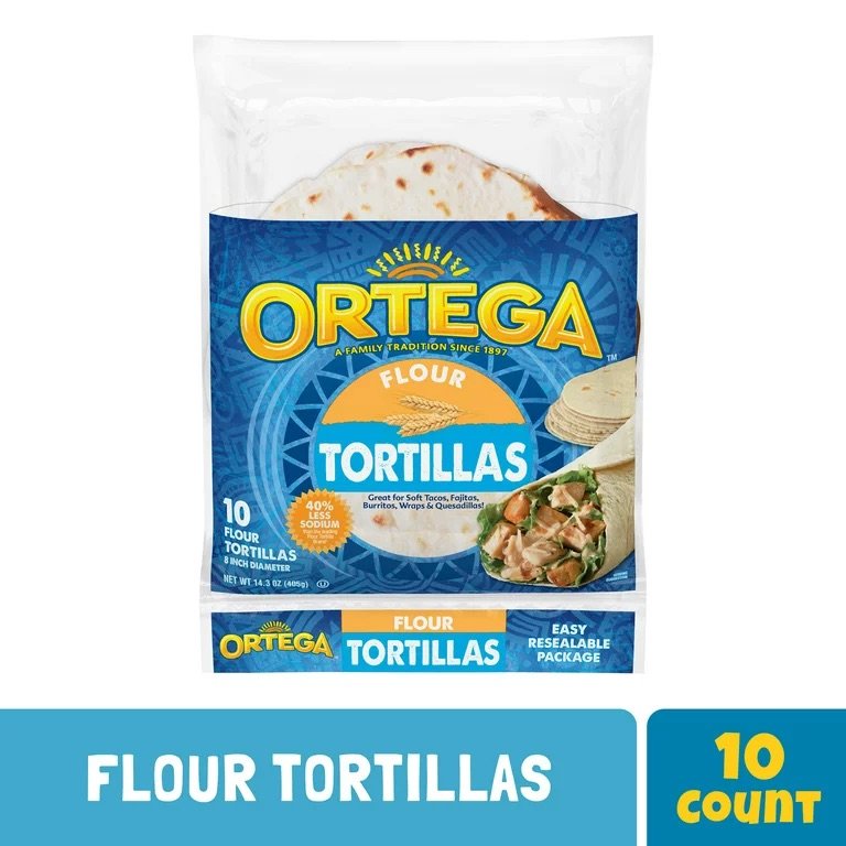 Ortega Flour Tortillas Kosher 10 ct  bag