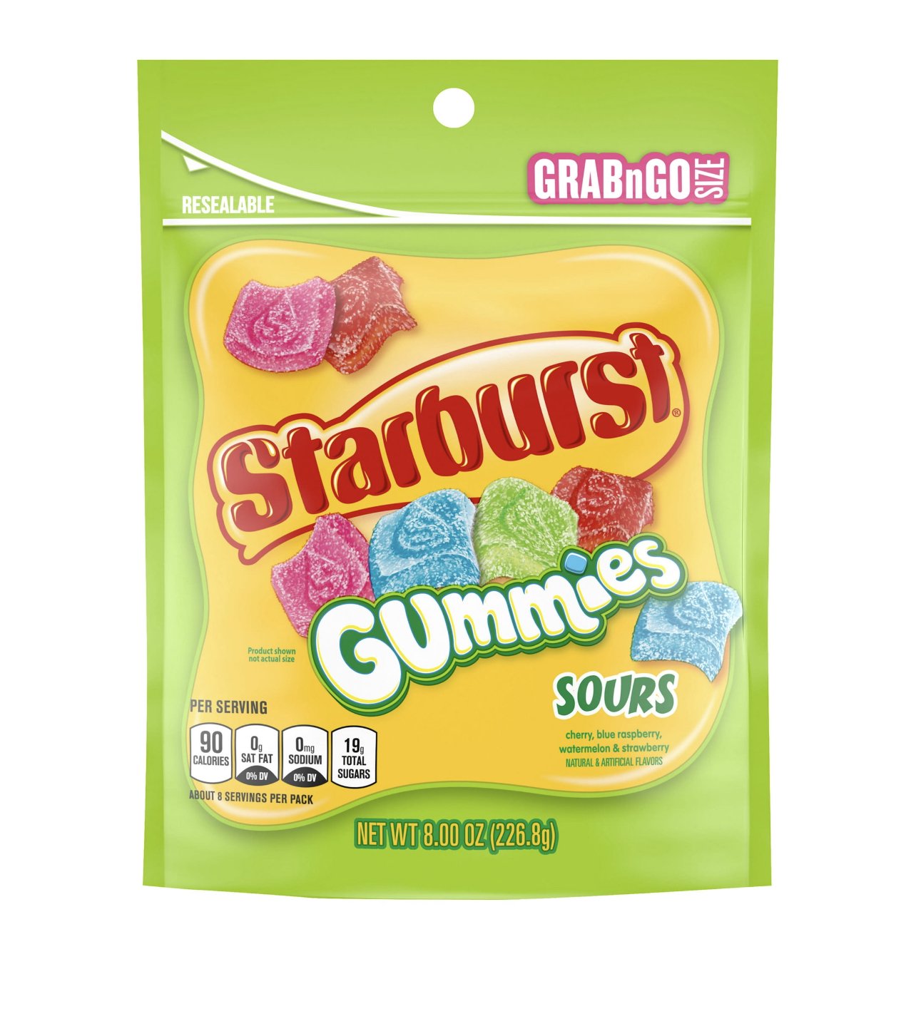 Starburst Gummies sours - 8oz