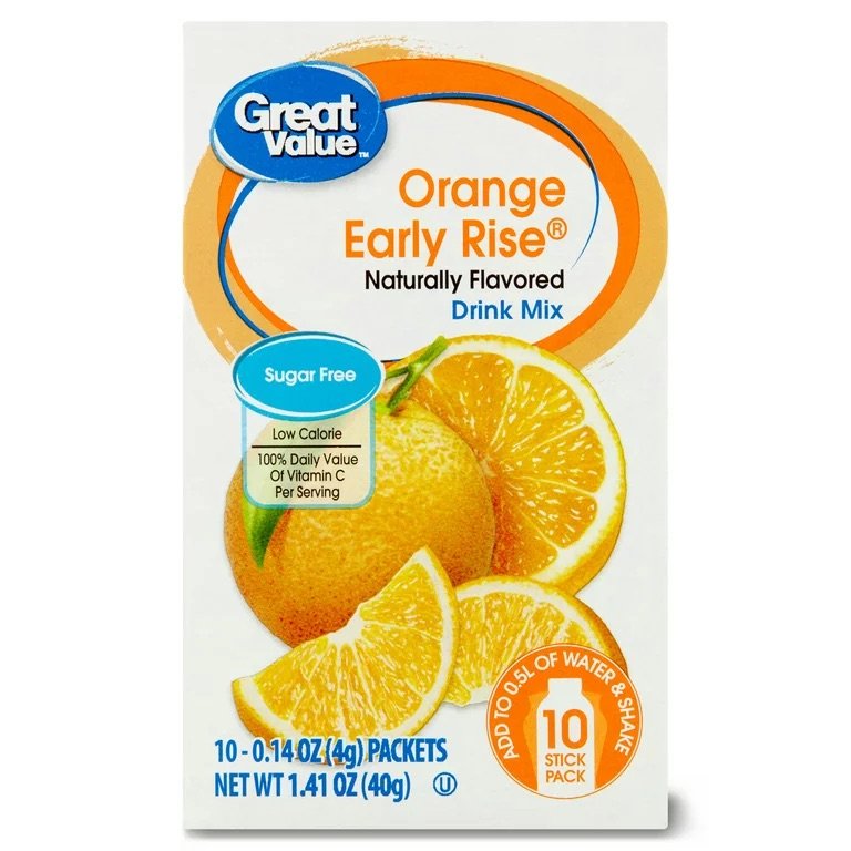 Great Value Powdered Drink mix - 10 ct. - Choose your Flavor