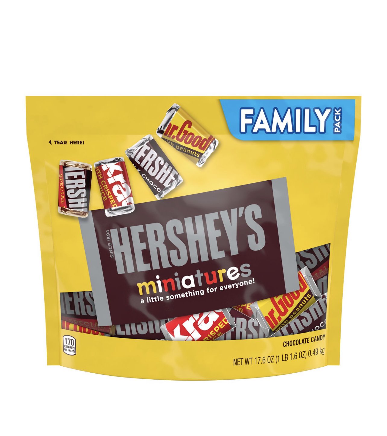 Hershey’s Miniatures Assorted Milk and Dark Chocolate - 17.6 oz