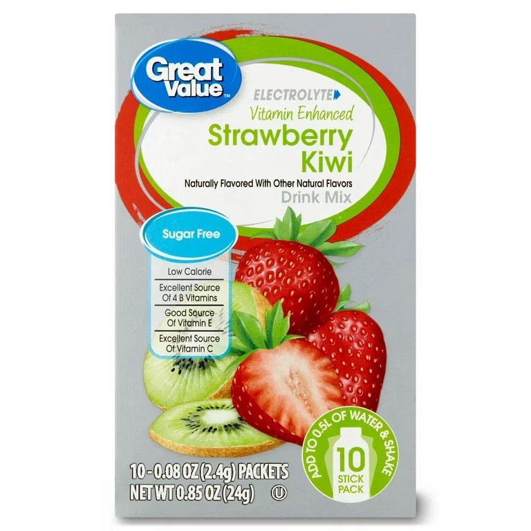 Great Value Powdered Drink mix - 10 ct. - Choose your Flavor