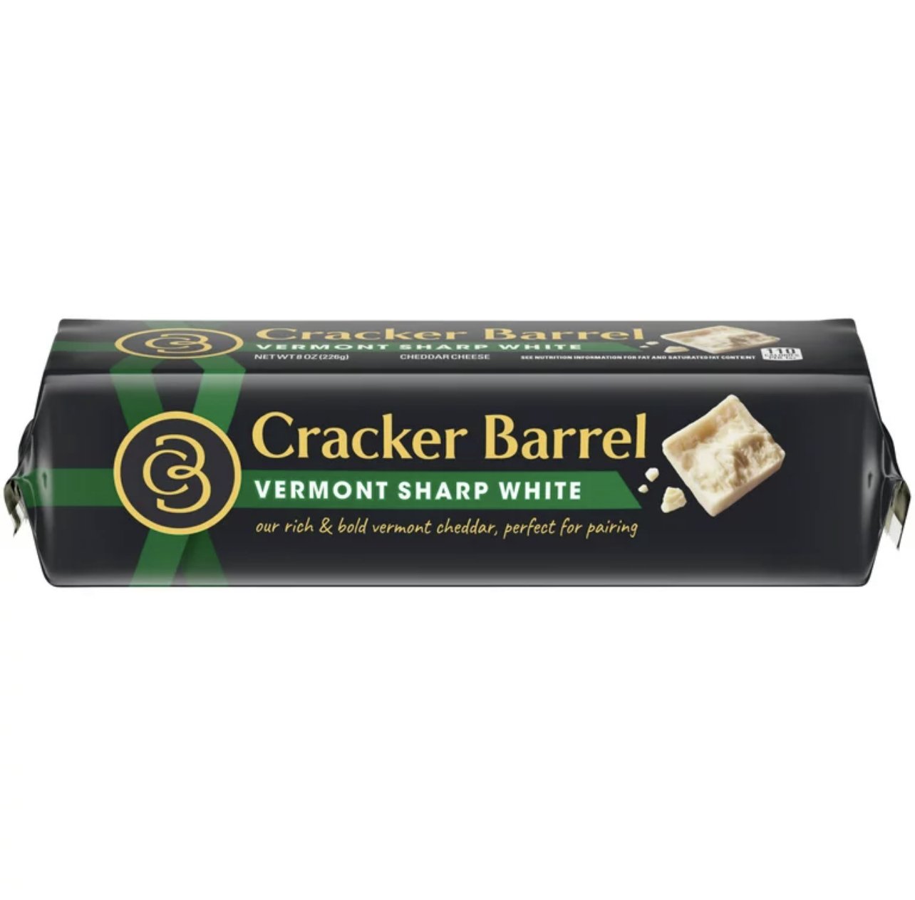 Cracker Barrel Block Cheese-  8oz - Choose Flavor