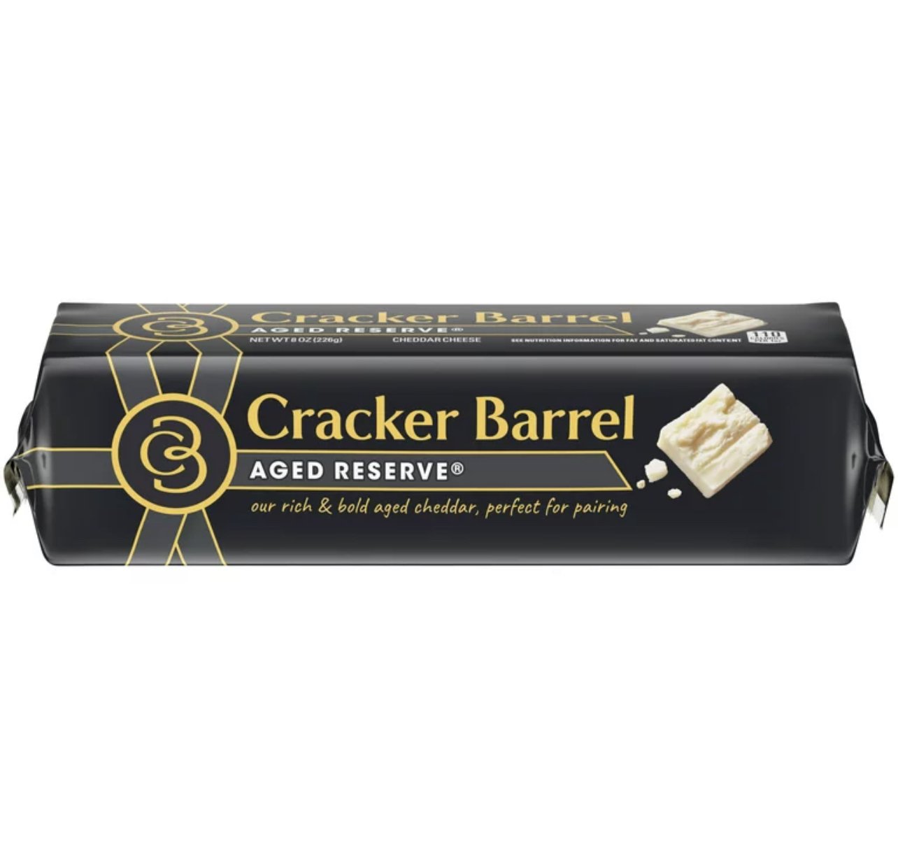 Cracker Barrel Block Cheese-  8oz - Choose Flavor