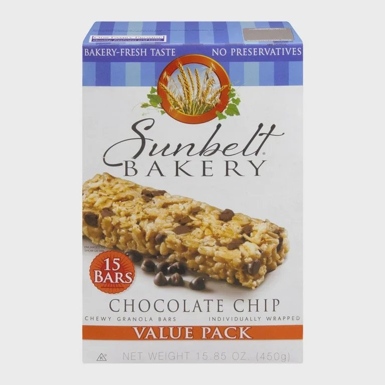 Sunbelt Chewy Granola Bar Chocolate Chip - 15 ct