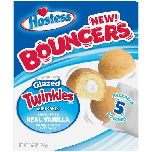 Hostess Glazed Twinkies- 5 Pouches Choose Flavor