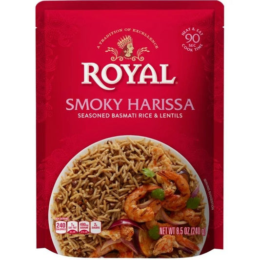 Royal Smoky Harissa Seasoned Basmati Rice and Lentils