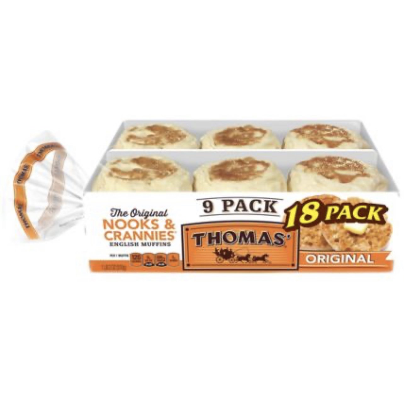 Thomas English Muffins 18 pk