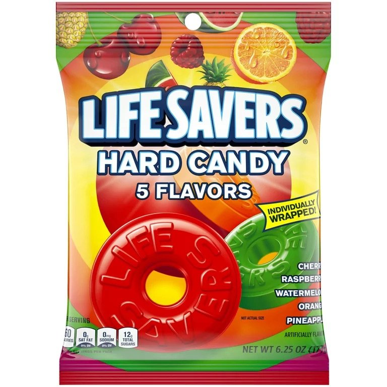 Life Savers 5 Flavors Hard Candy Individually Wrapped- 6.25 oz