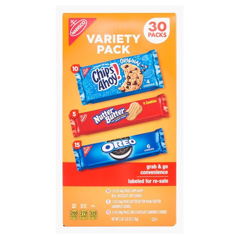 Nabisco Cookies Variety - 30 pk