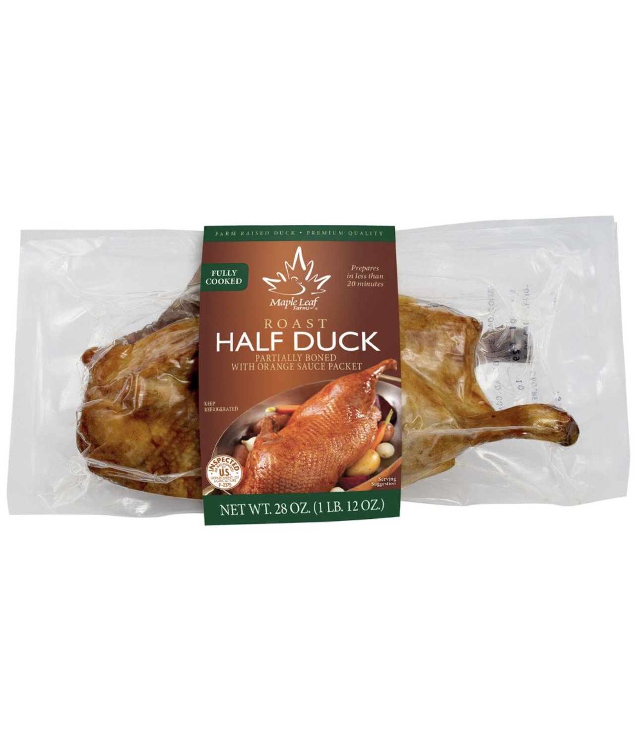 Maple Leaf Roast Half Duck 28 oz